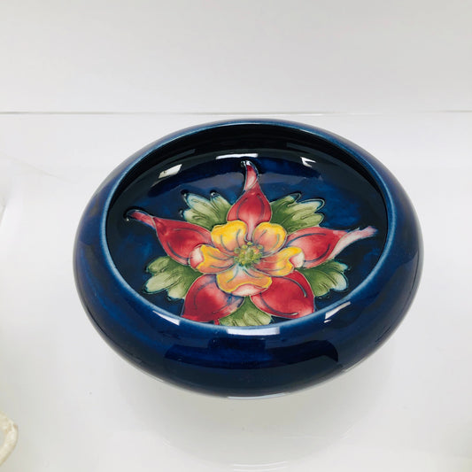 Moorcroft, Columbine, Bowl, Vintage, England, Walter,