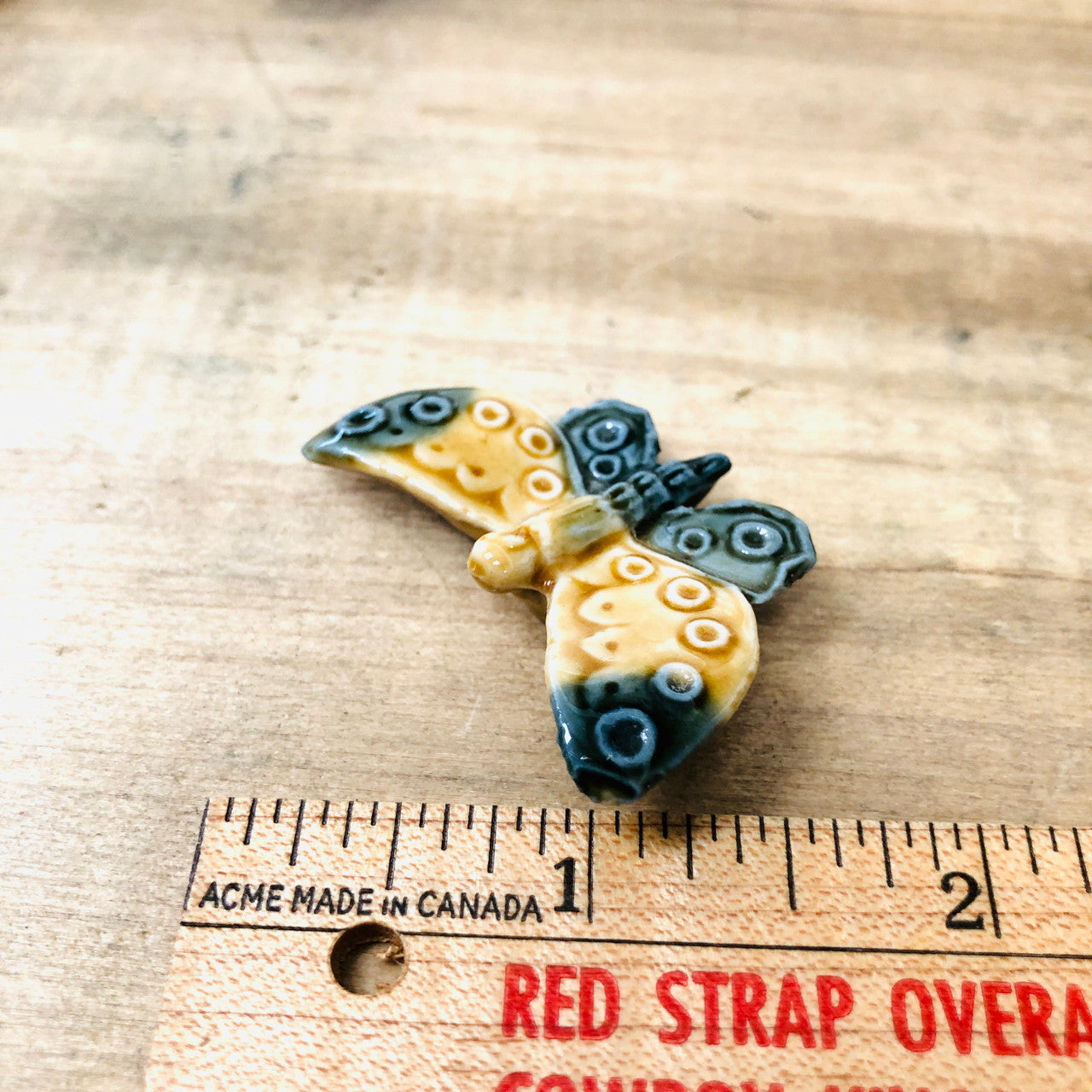 Wade, Whimsy, Red Rose, Figurine, Butterfly, Tea, Vintage