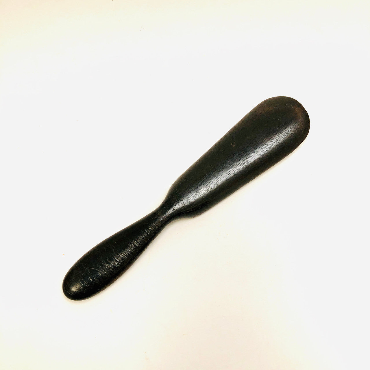 Vintage, Black Wood, Shoe Horn, Wood, Ebony
