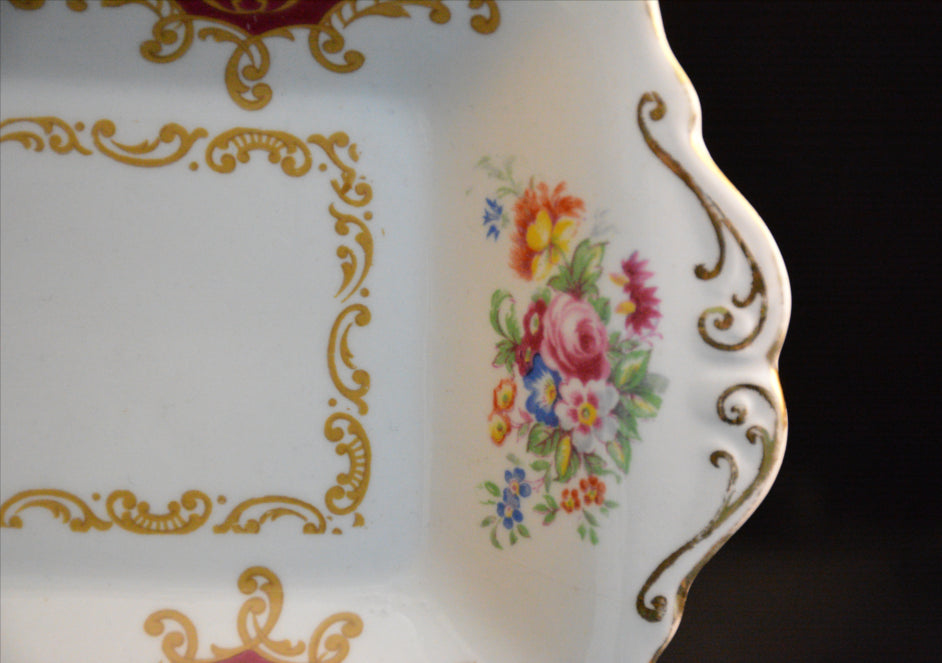 Royal Albert, Canterbury, Sandwich Tray, Vintage