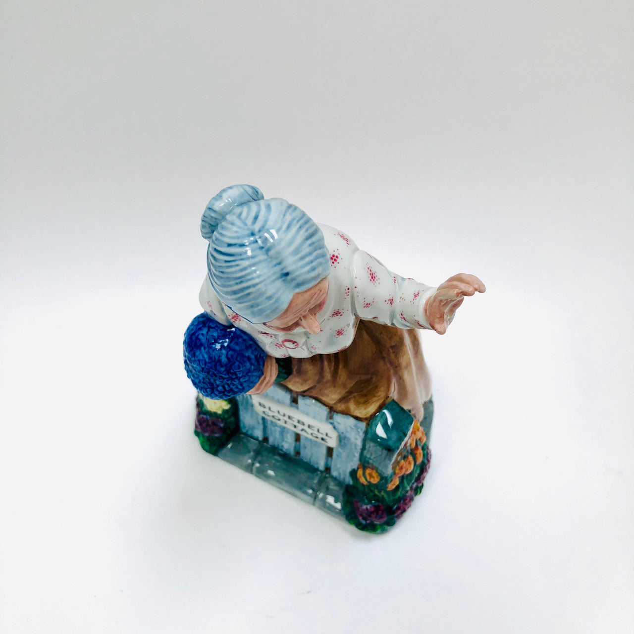 Royal Doulton, "Thank You," Figurine, HN2732, Vintage, Fine Bone China, Bluebell Cottage