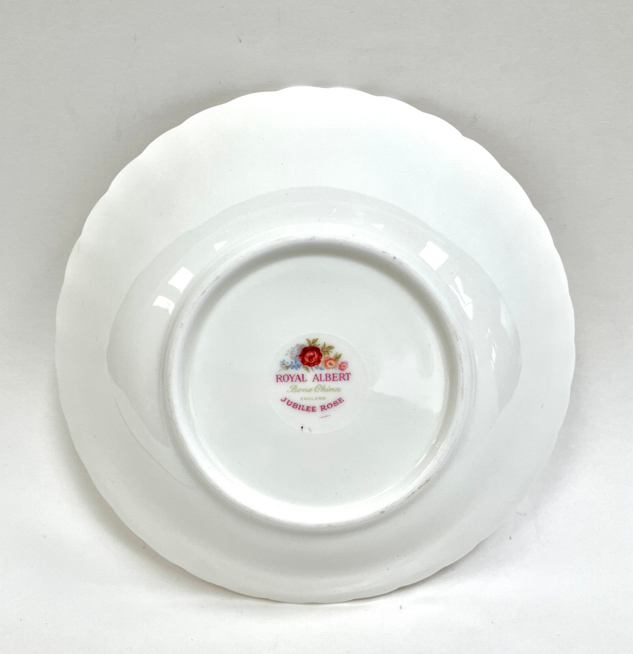 Royal Albert, Jubilee Rose, Round, Coupe, Cereal, Bowl, Fine Bone China, Vintage, Floral
