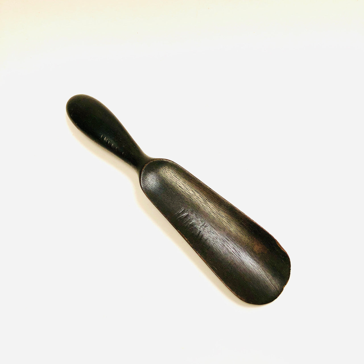 Vintage, Black Wood, Shoe Horn, Wood, Ebony