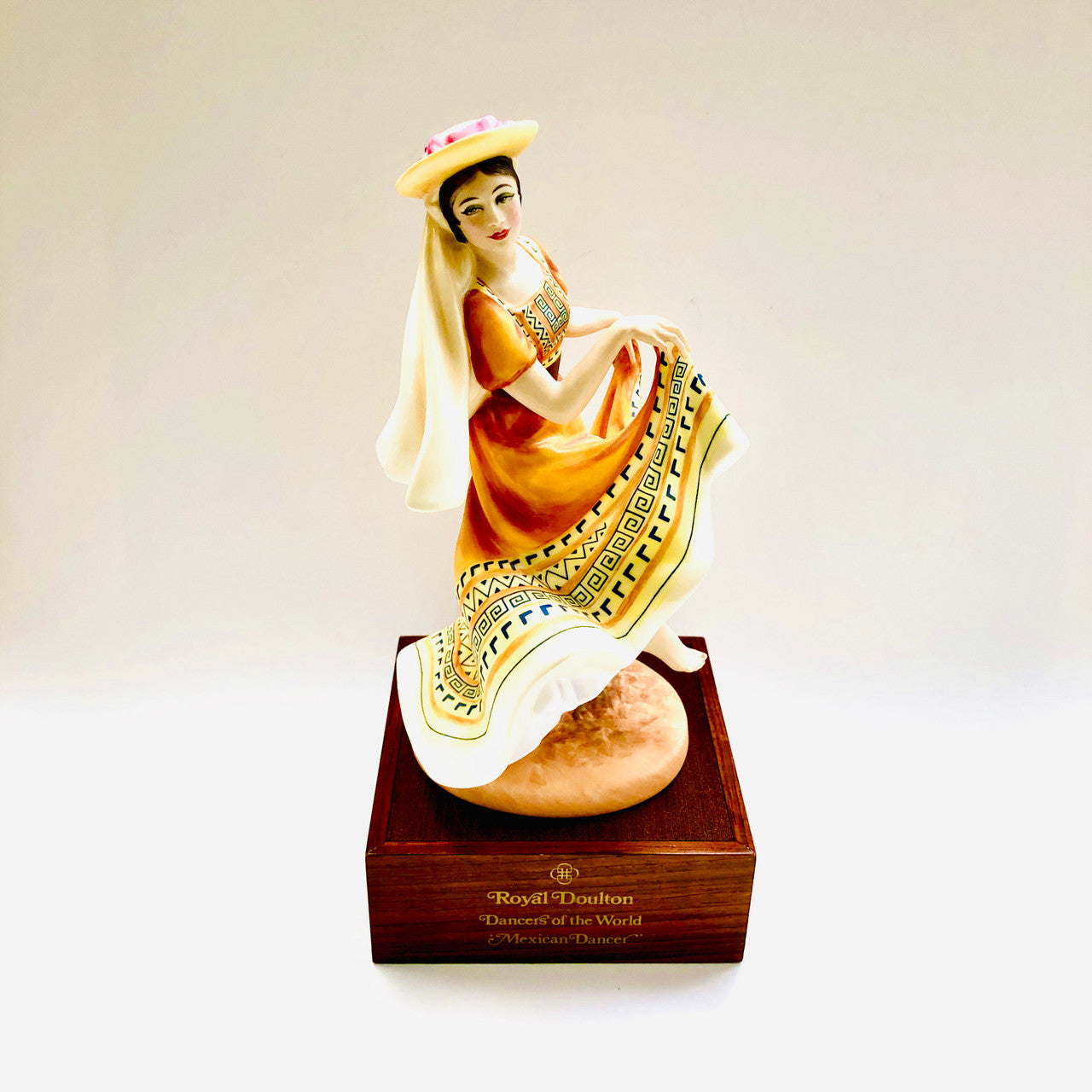 Royal Doulton, Dancers of the World, Mexican Dancer, Mexico, HN 2866, Figurine, Ceramic, Limited Edition, 1979, Peggy Davies, with Certificate