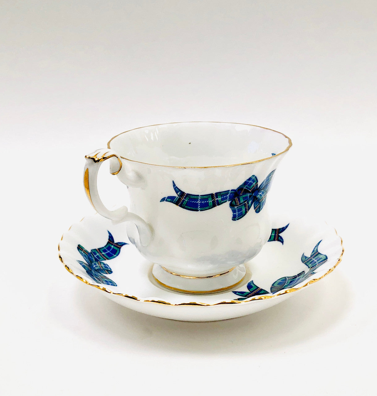 Royal Albert, Nova Scotia, Tartan, Montrose, Cup, Saucer, Teacup, Vintage, Steampunk