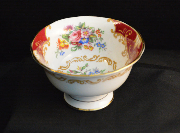 Royal Albert, Canterbury, Vintage, Sugar Bowl, Open
