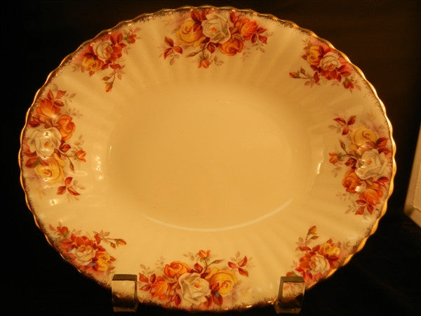 Royal Albert Lenora Oval Vegetable Bowl 9 Inches