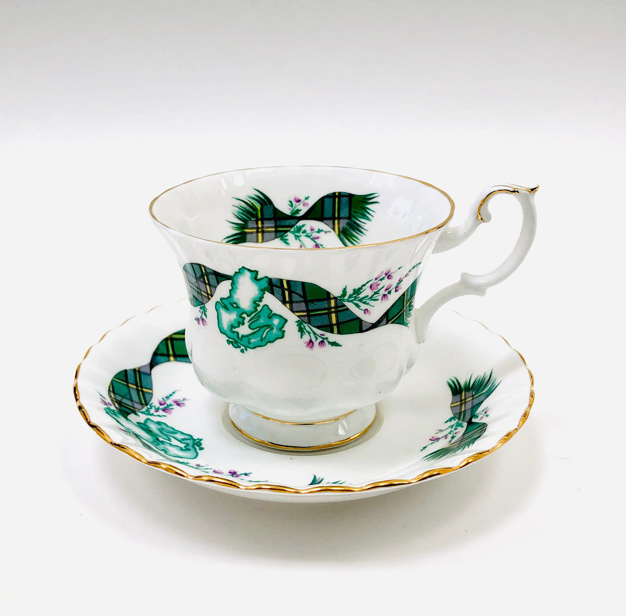 Royal Albert, Cape Breton, Island, Montrose, Cup, Saucer, Teacup, Vintage, Steampunk
