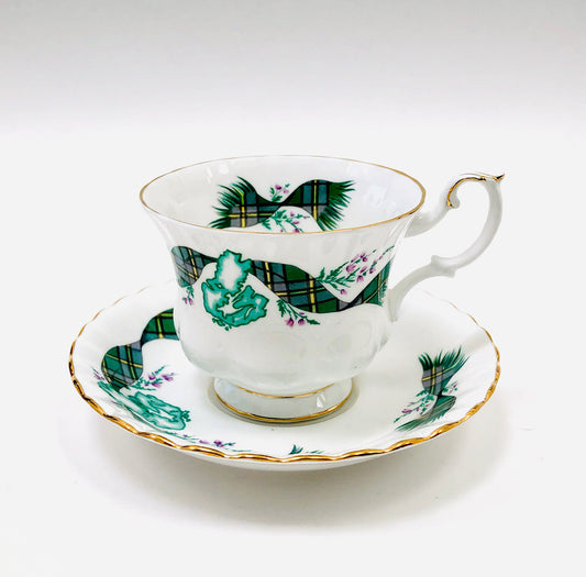 Royal Albert, Cape Breton, Island, Montrose, Cup, Saucer, Teacup, Vintage, Steampunk
