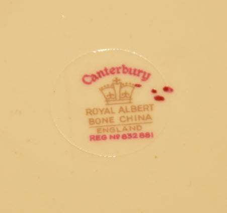 Royal Albert, Canterbury, Vintage, Plate, 8"