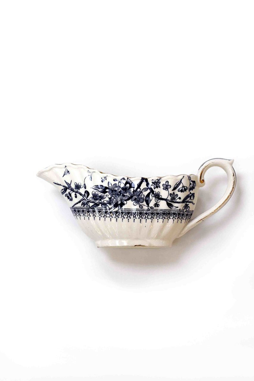 Antique, Set, Platters, Graduated, Gravy Boat, 1884