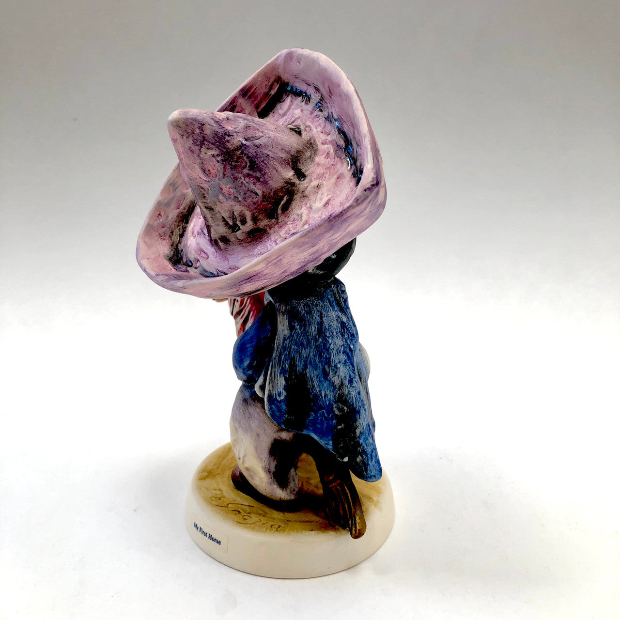 Goebel, Figurine, Vintage, My First Horse, 10 312, Del Grazia, Rare, Porcelain, Ceramic, Mexican Boy,