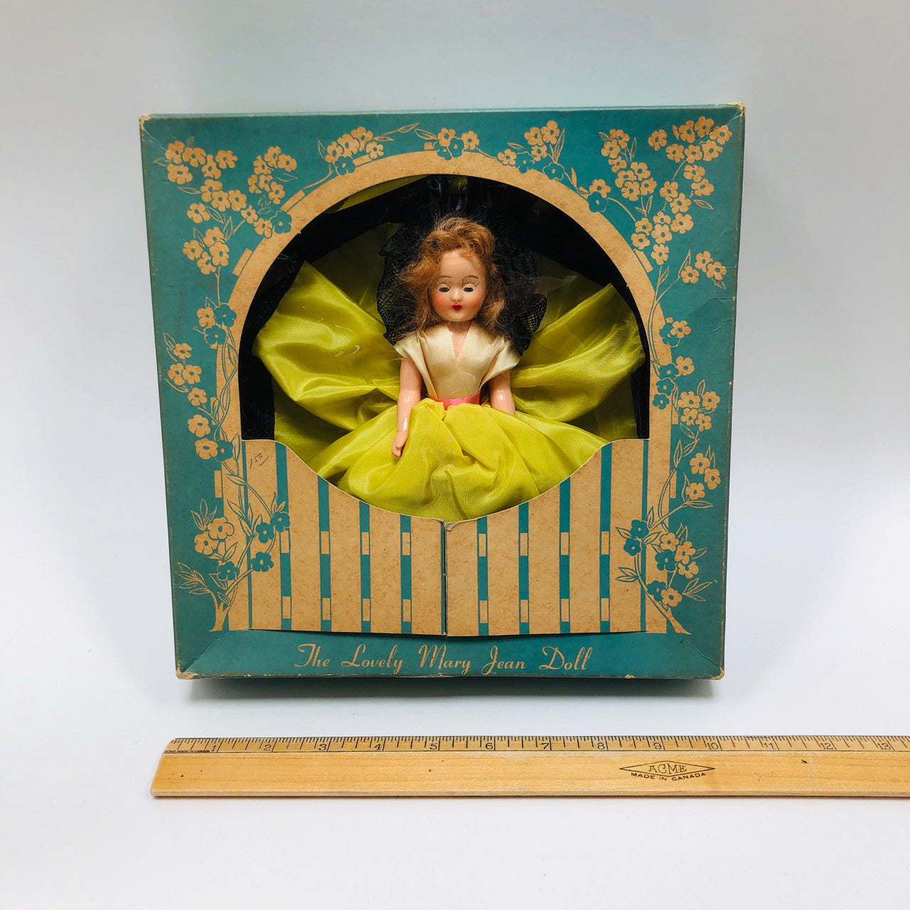 The Lovely Mary Jean Doll, Vintage, Doll, Original, Box, Mid-century, Character Doll, Midwestern Manufacturing