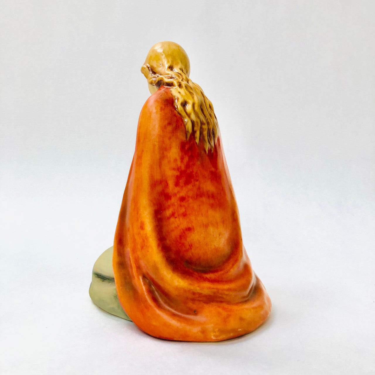 Goebel, Figurine, Vintage, Mary, Nativity, Rare, Porcelain, Ceramic, TMK1, FULL BEE, Red Cloak