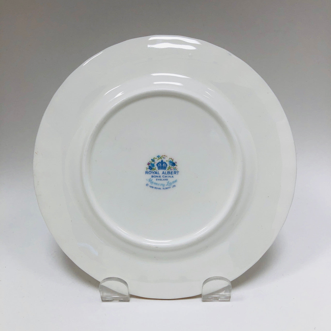 Royal Albert, Memory Lane, Bread and Butter, Plate, Handled, Vintage, England, Bone China, Steampunk