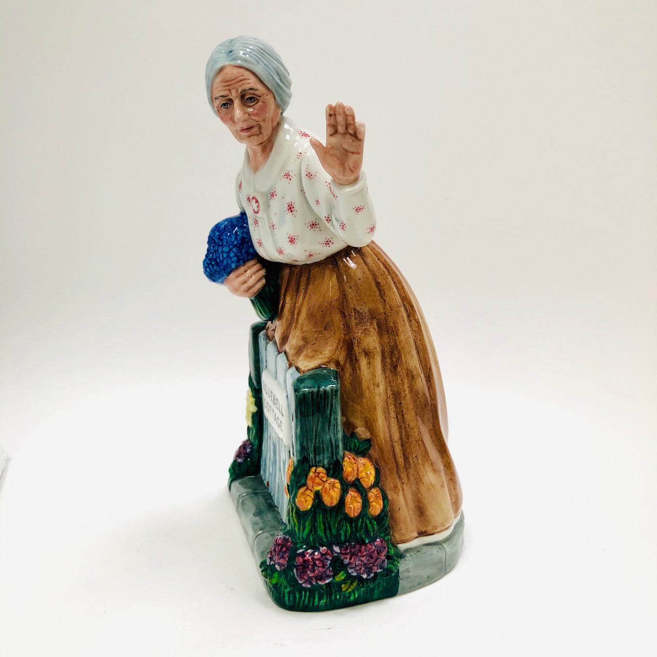 Royal Doulton, "Thank You," Figurine, HN2732, Vintage, Fine Bone China, Bluebell Cottage