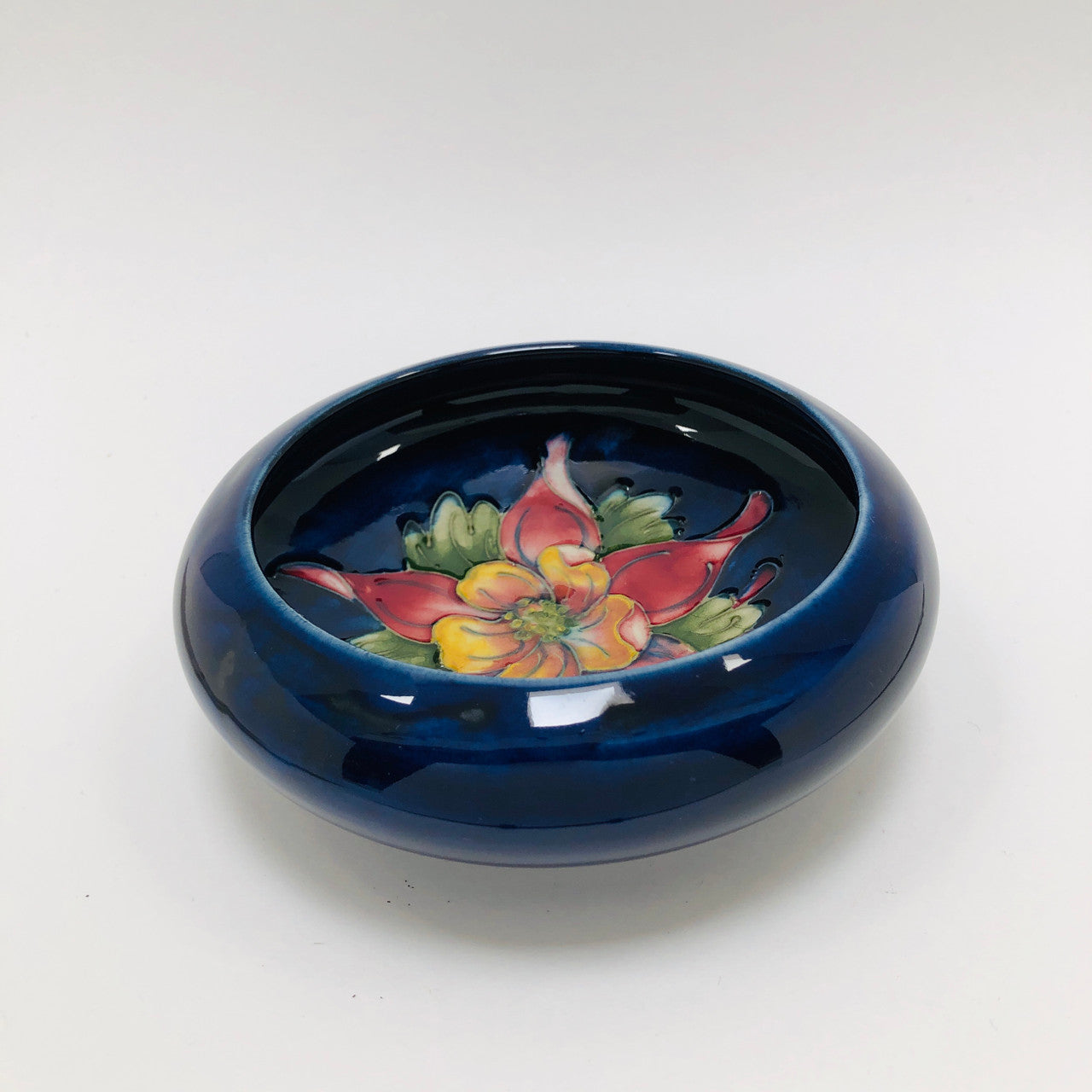 Moorcroft, Columbine, Bowl, Vintage, England, Walter,