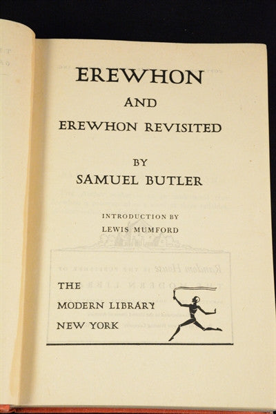 Erewhon and Erewhon Revisited, Samuel Butler