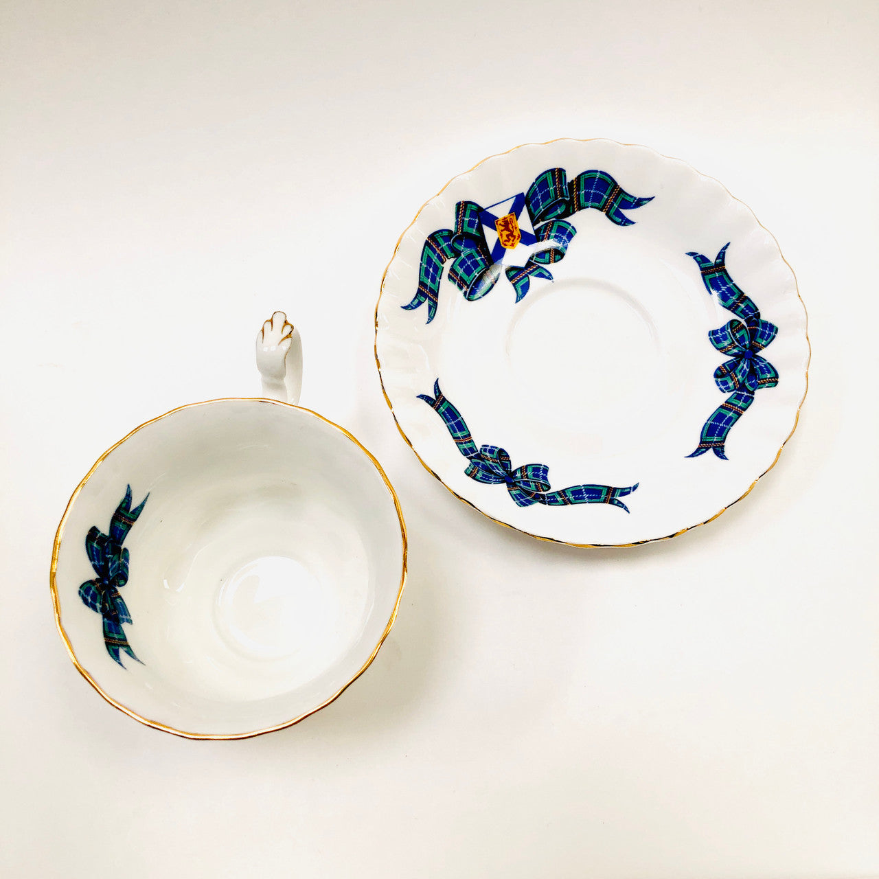 Royal Albert, Nova Scotia, Tartan, Montrose, Cup, Saucer, Teacup, Vintage, Steampunk