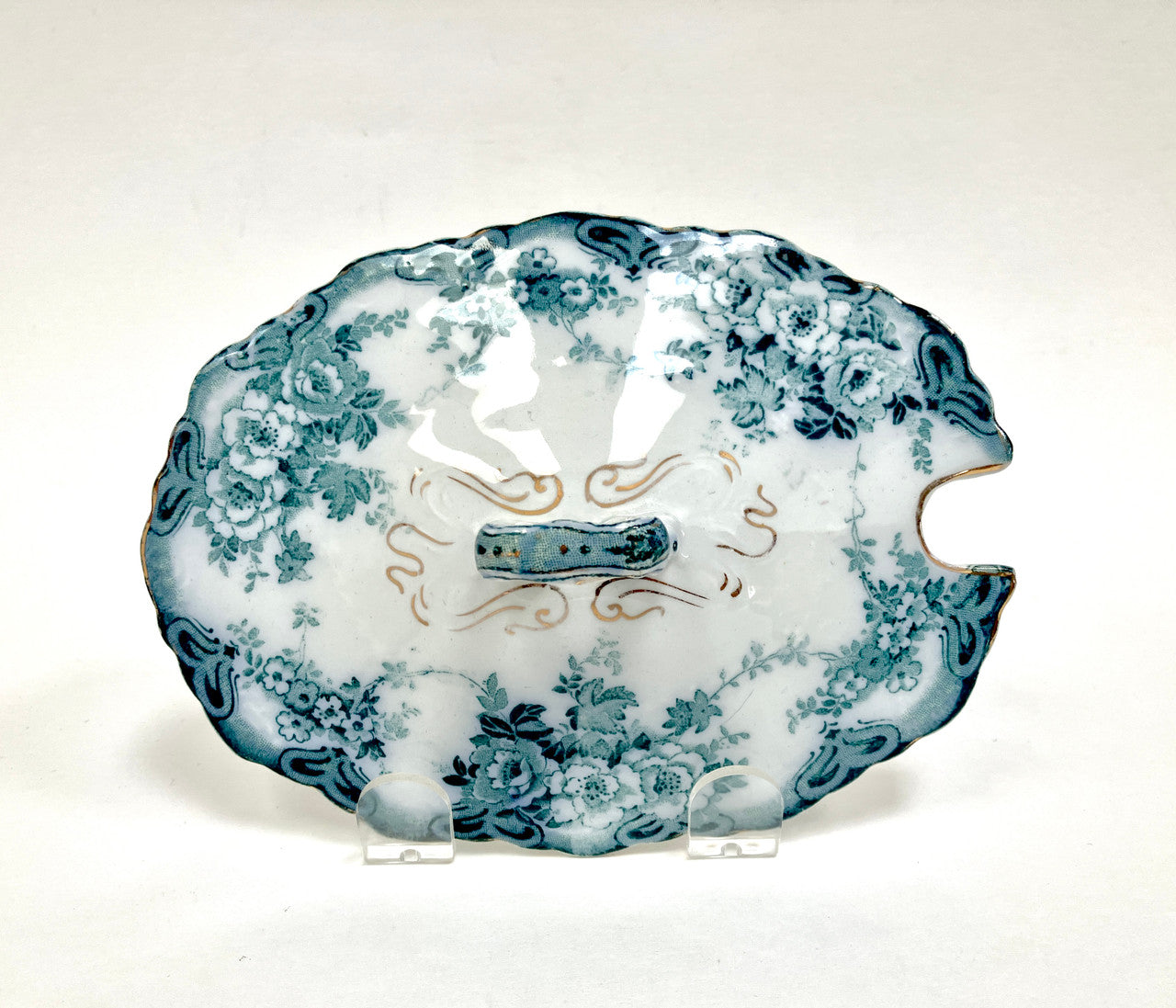 Devon, Alfred Meakin, Gravy Boat, Liner, Ladle, England, Antique, Ceramic