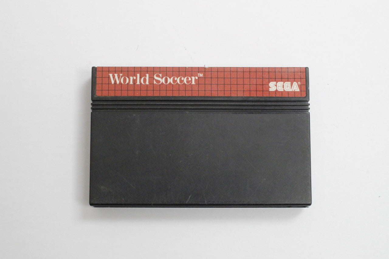 Sega Master "World Soccer" vintage 1990s video game cartridge.
In good condition and in working order.
TY65812