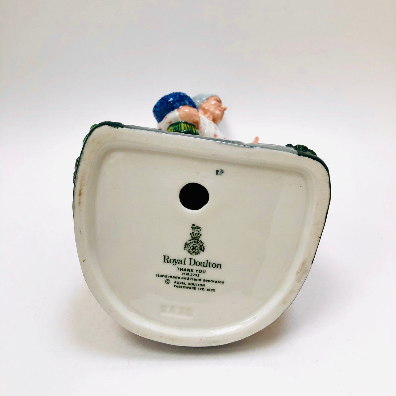 Royal Doulton, "Thank You," Figurine, HN2732, Vintage, Fine Bone China, Bluebell Cottage