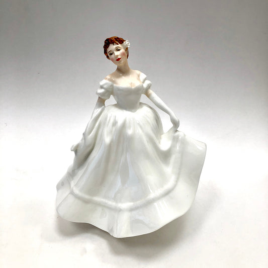 Royal Doulton, Nancy, HN2955, HN 2955 , Figurine, Vintage, England, Pauline Parsons, White, Lady
