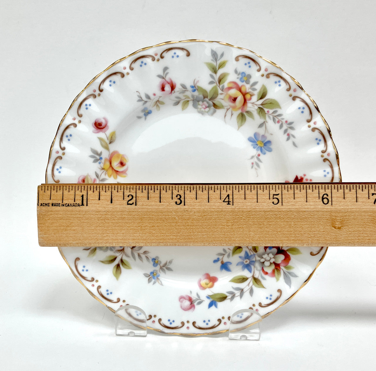 Royal Albert, Jubilee Rose, Bread and Butter, Plate, 6.25" wide