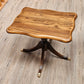 Rectangular coffee table, brass feet