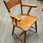 Vintage wooden armchair