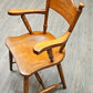 Vintage wooden armchair