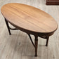 Oval coffee table