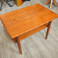 Pair of Teak side tables with shelf