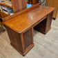 Mahogany desk, converted from side server