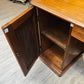 Mahogany desk, converted from side server