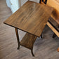 Parlour table with shelf, rectangular