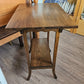 Parlour table with shelf, rectangular