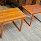 Pair of Teak end tables, Tangevald Hansen, Denmark