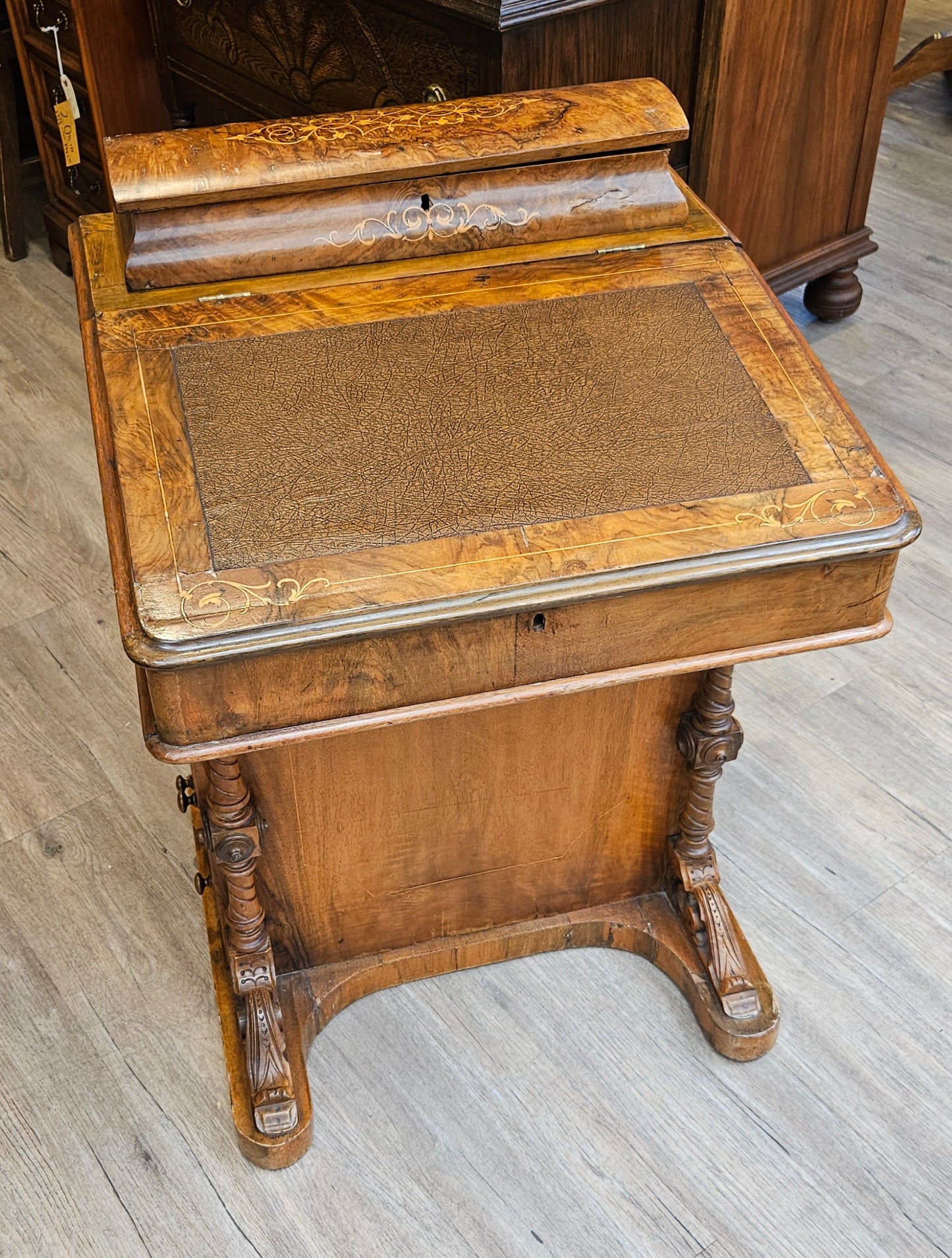 Antique ship captain's desk