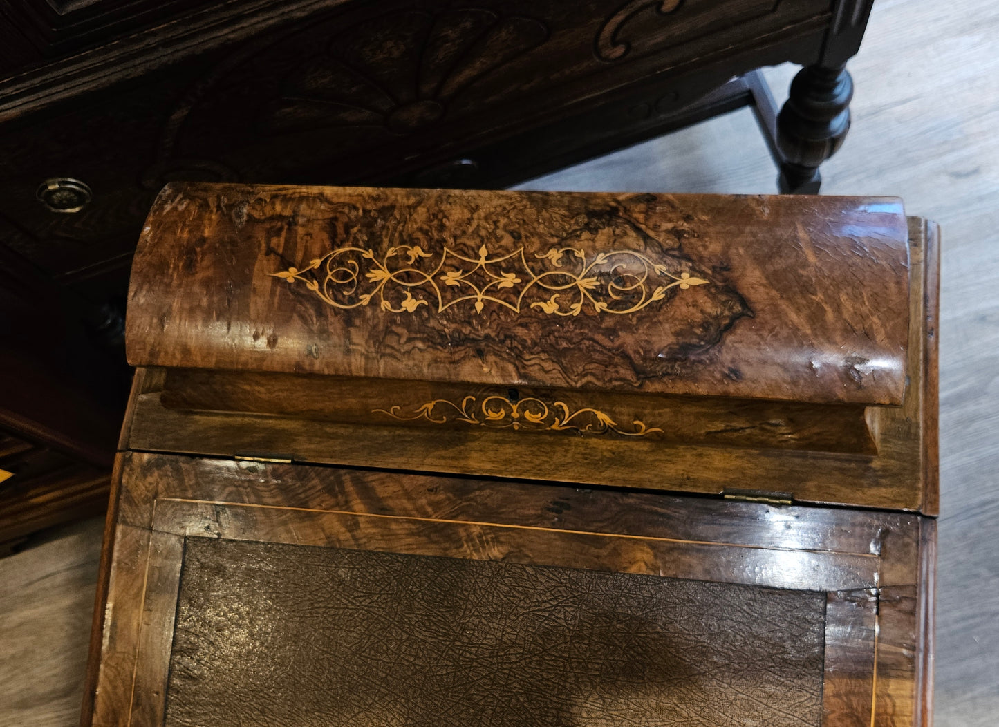 Antique ship captain's desk