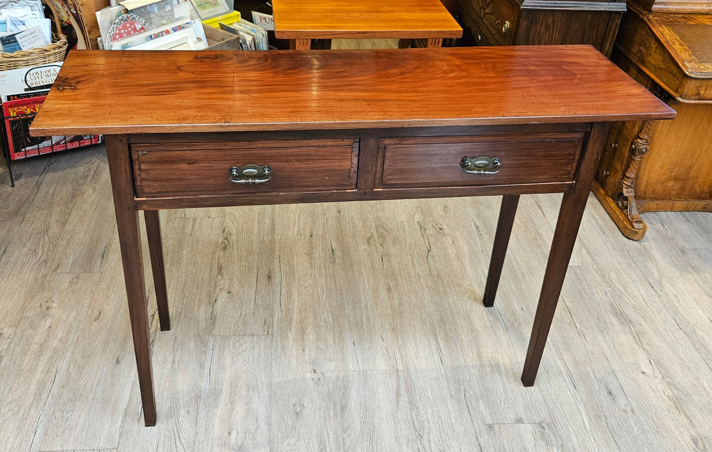 Antique mahogany hunt board