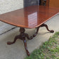 Strathroy dining table with 3 leaves, 8 chairs