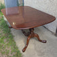 Strathroy dining table with 3 leaves, 8 chairs