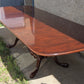 Strathroy dining table with 3 leaves, 8 chairs