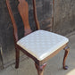 Strathroy dining table with 3 leaves, 8 chairs