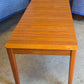 Teak slat coffee table
