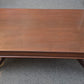 Antique walnut testle coffee table, refinished