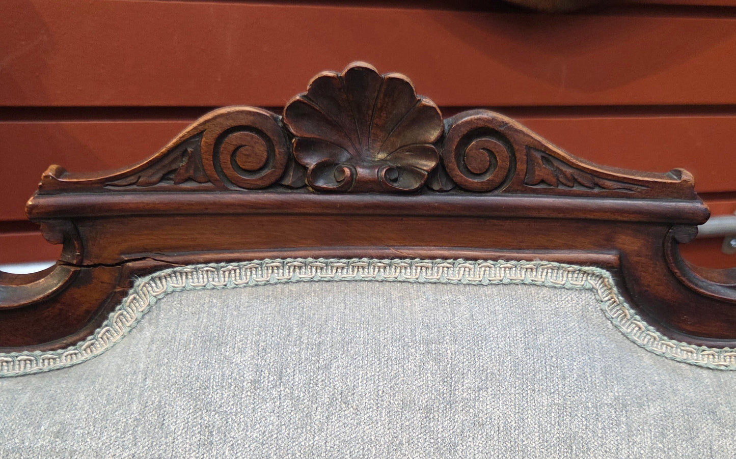 Pair of Victorian upholstered arm chairs