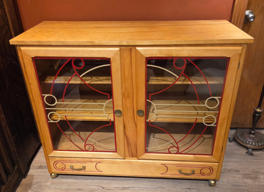 Vintage maple credenza