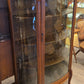 Rounded glass display cabinet, Victorian